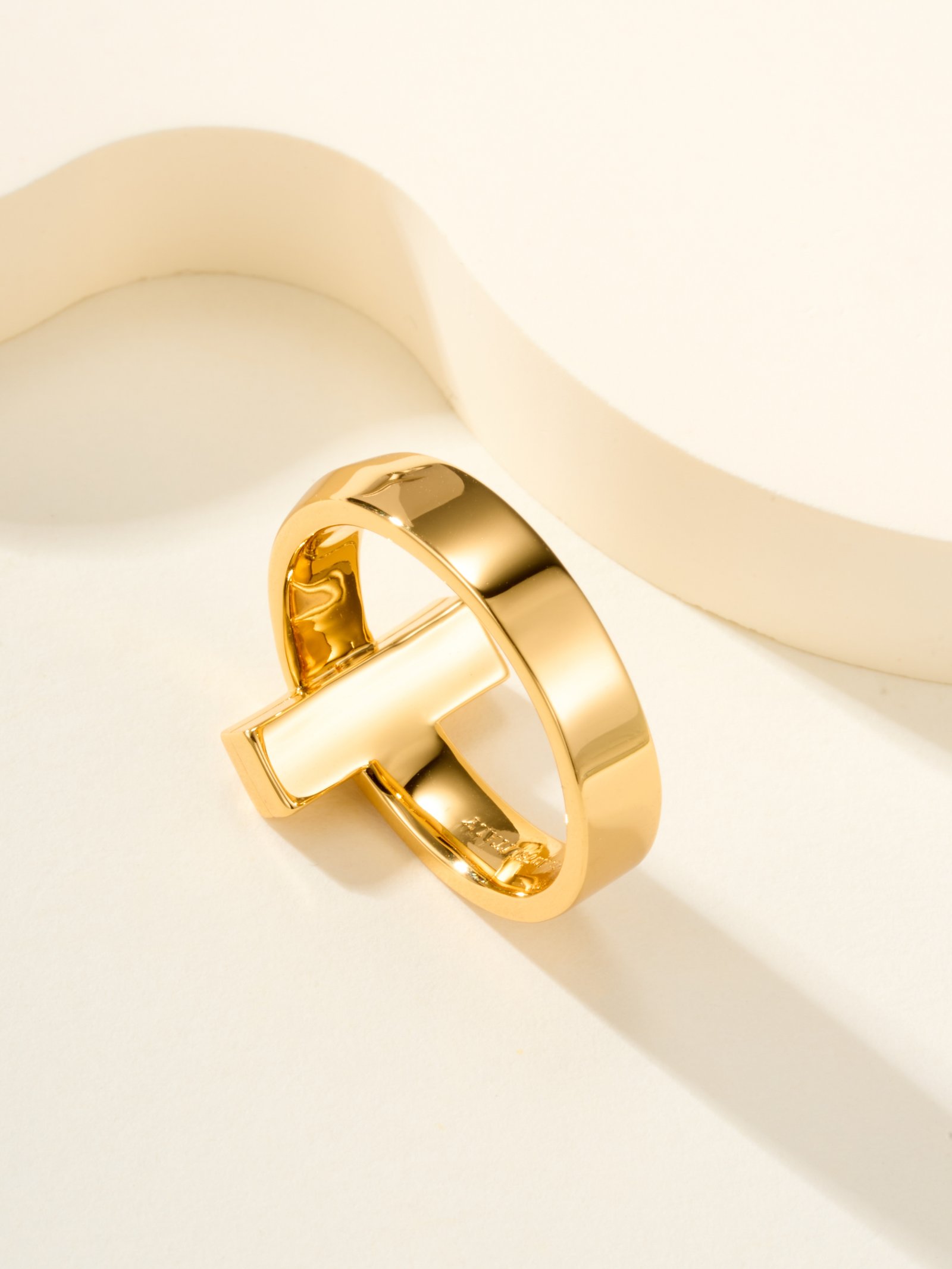 T1 Wide Diamond Free Ring - 图片 8