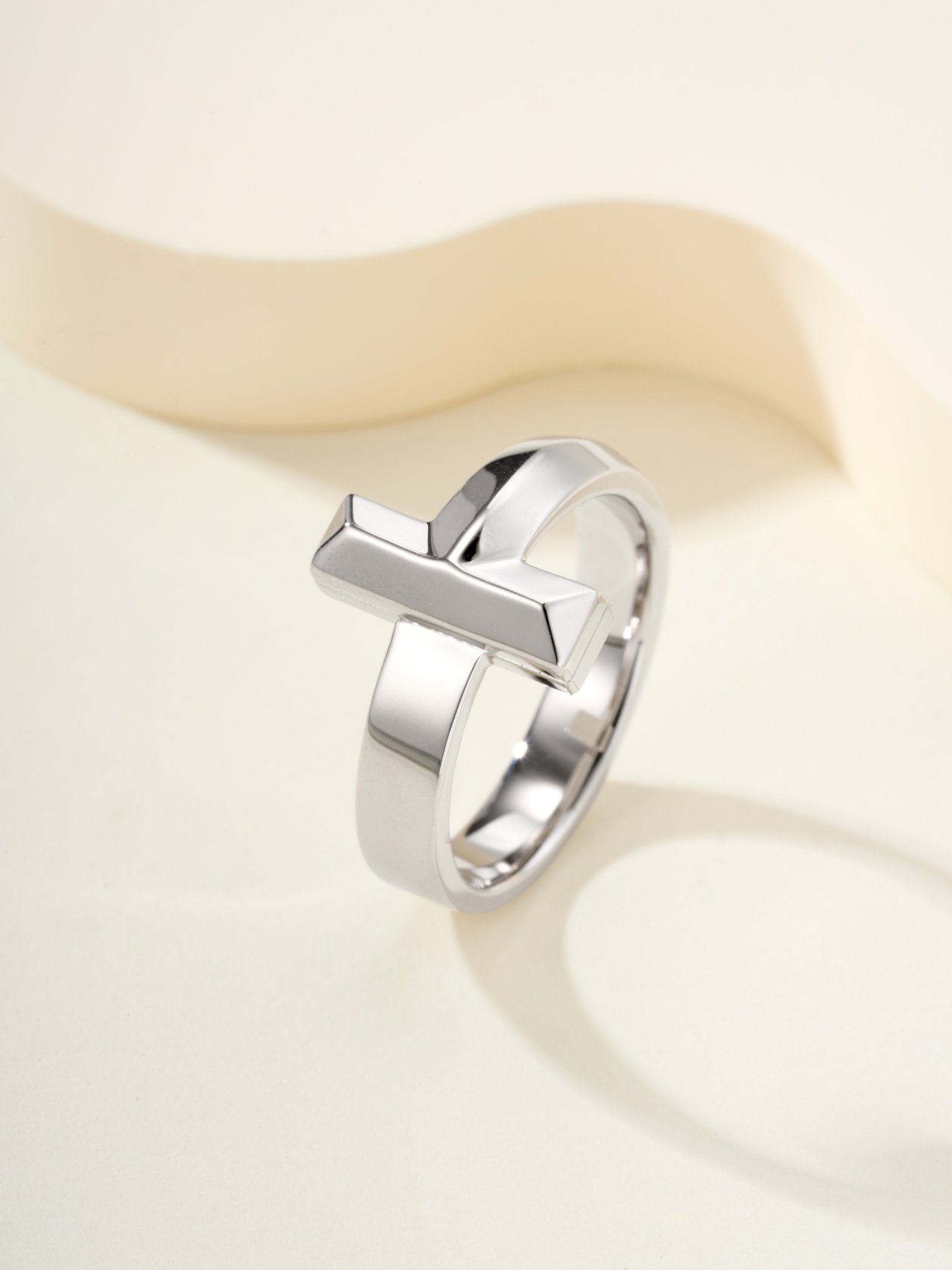 T1 Wide Diamond Free Ring - 图片 3