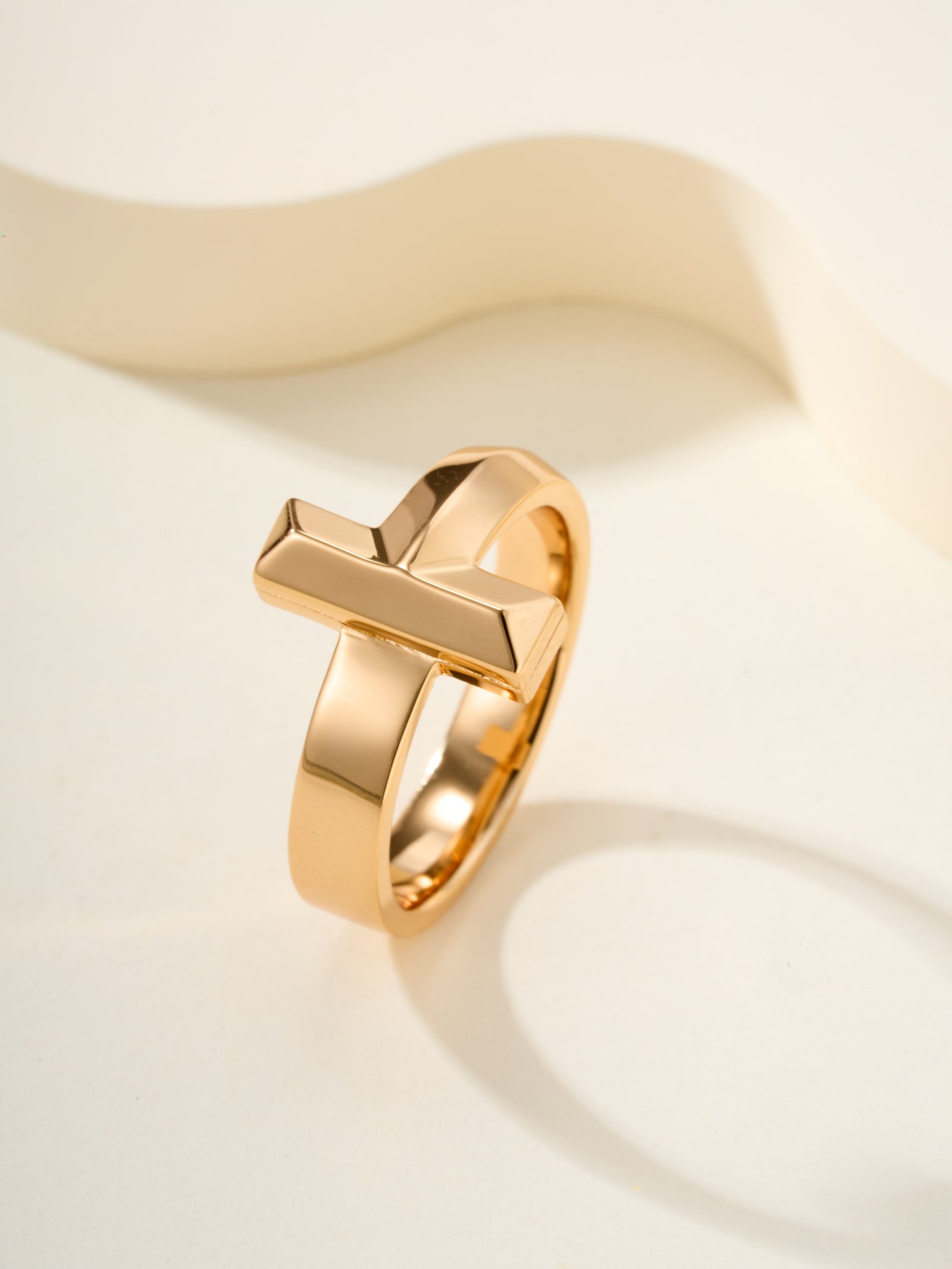 T1 Wide Diamond Free Ring - 图片 2