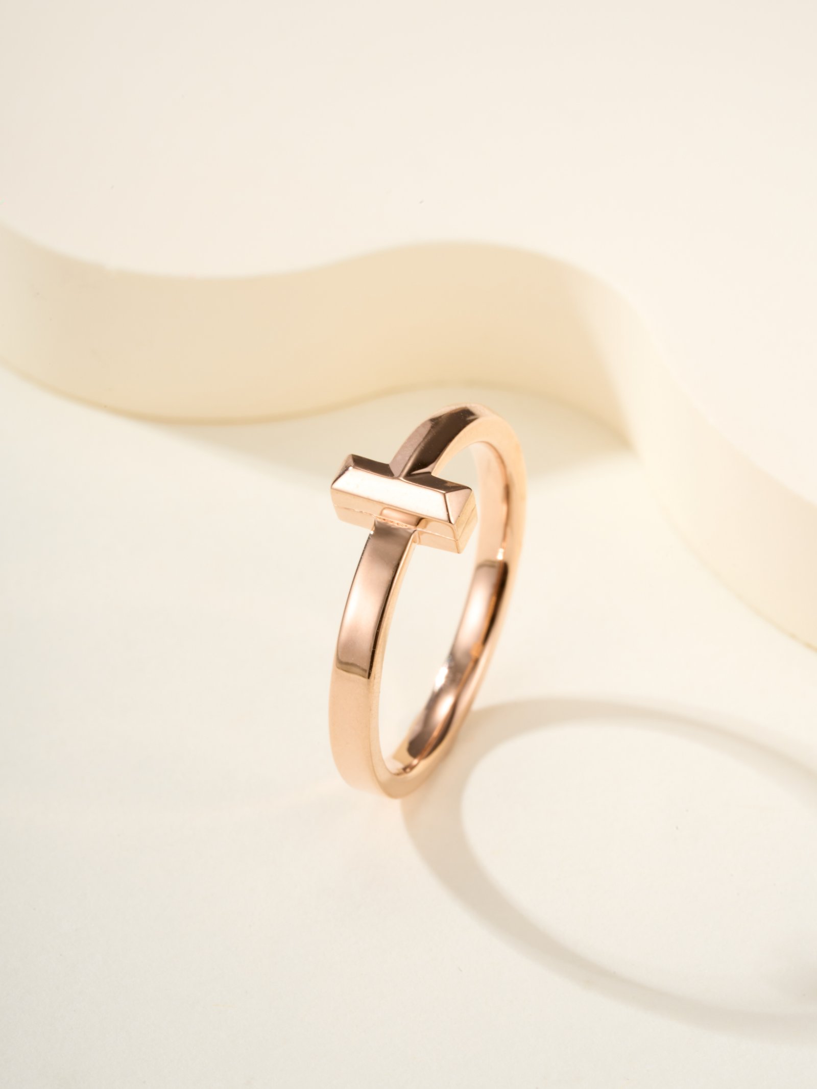 T1 new diamond free narrow ring - 图片 3