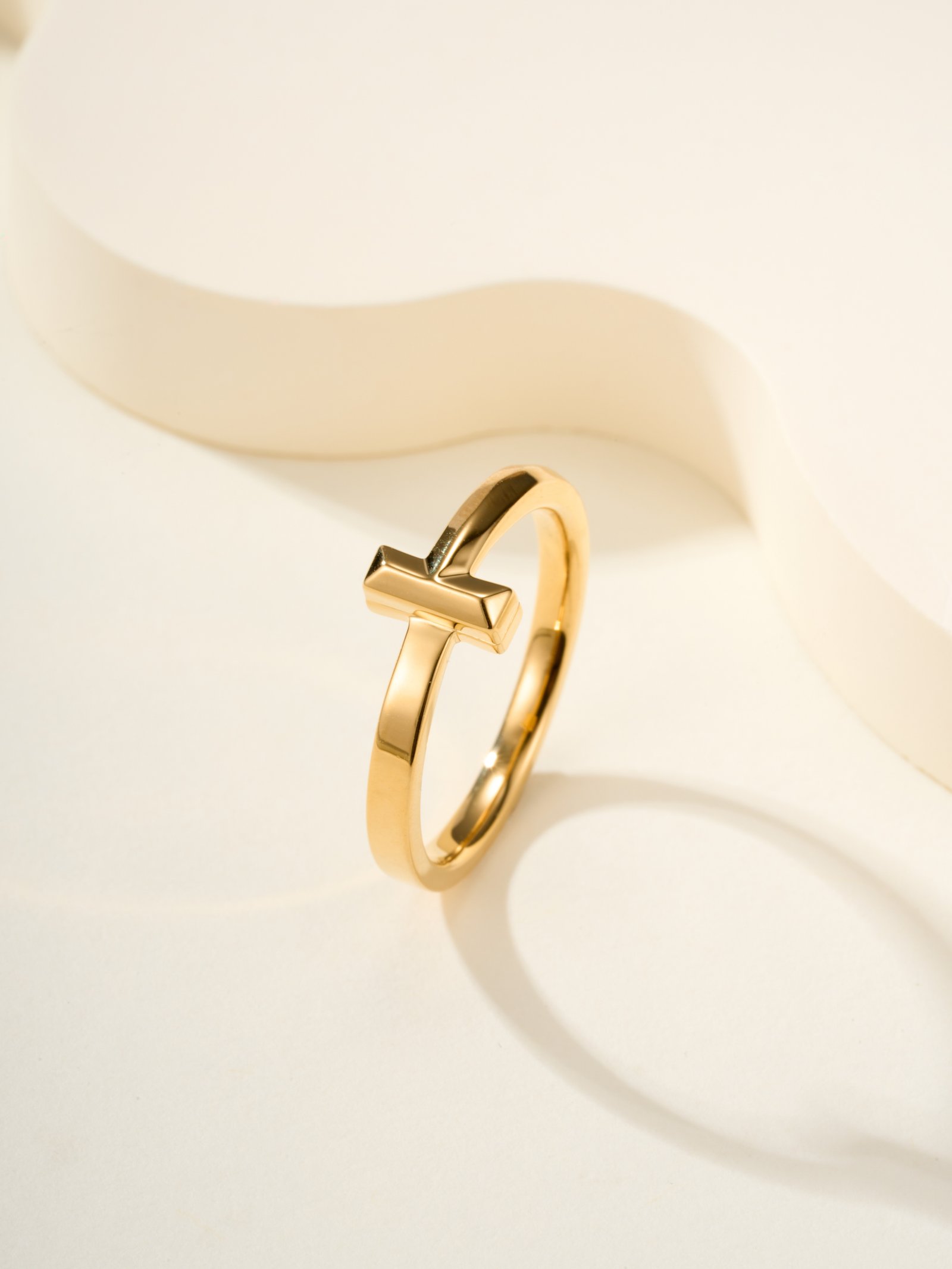 T1 new diamond free narrow ring - 图片 2