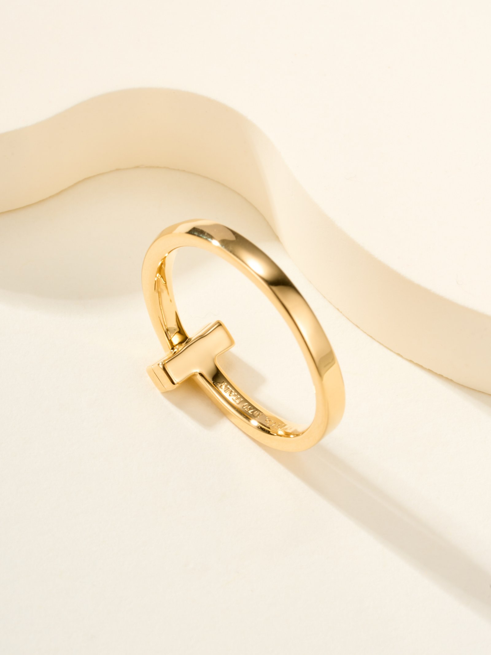 T1 new diamond free narrow ring - 图片 6