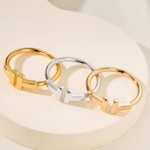 Double T Diamond free Ring