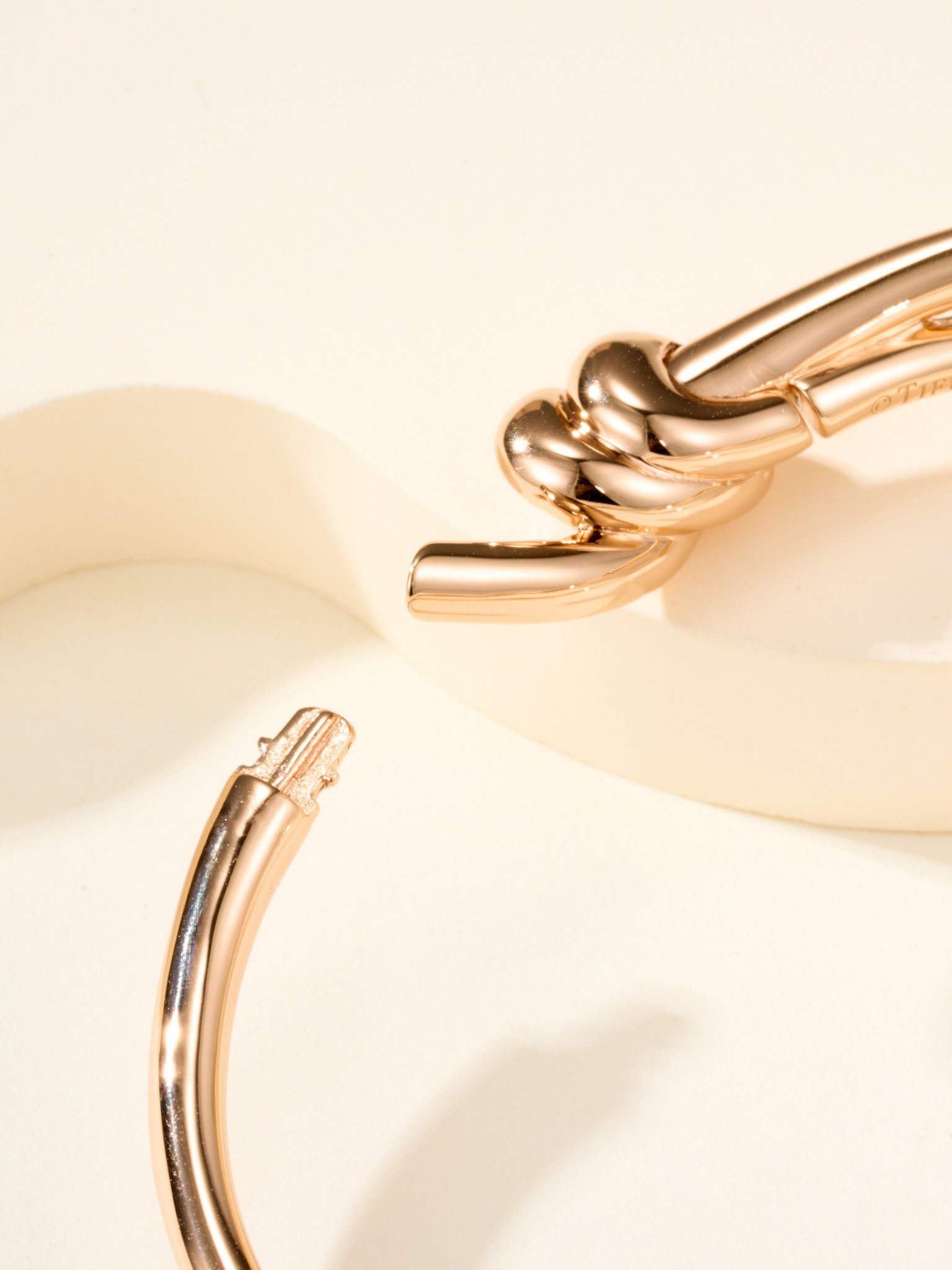 T Knot series double row hinge bracelet - 图片 5