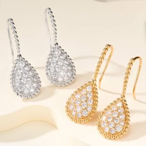 BOUCHERON Bohemian Large Waterdrop Full Diamond Earrings