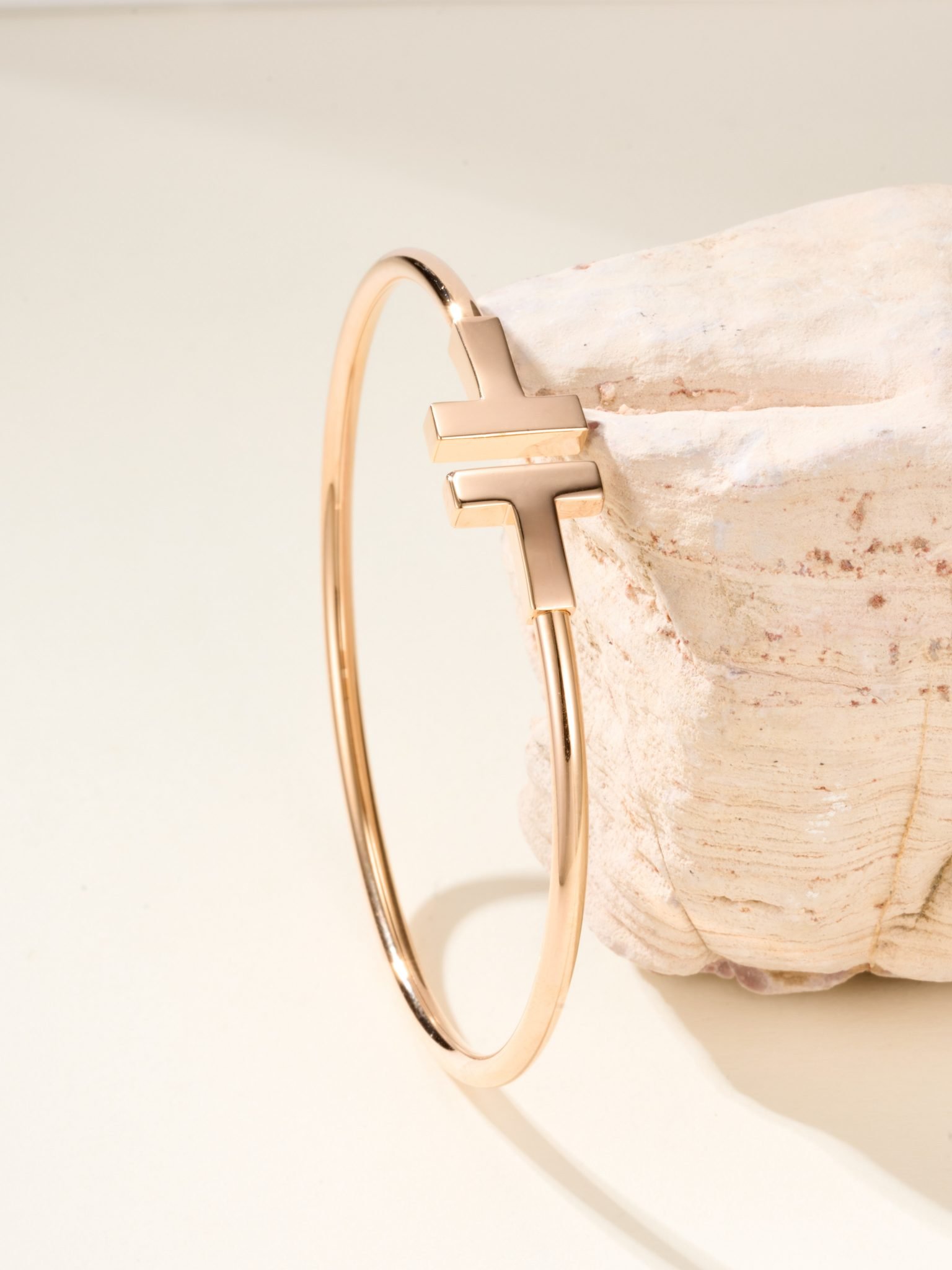 Double T Classic Diamond free Bracelet - Image 6