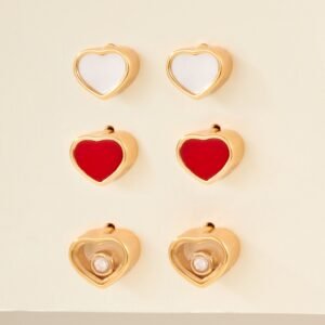 Chopard Happy Mini Heart shaped Earrings