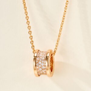 Big waist dense diamond necklace