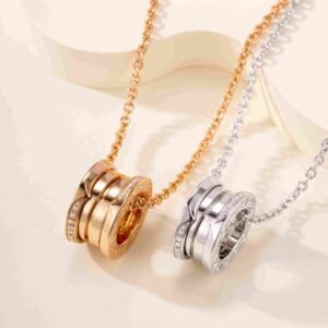 New B.ZERO1 Spring Inlaid Diamond Necklace