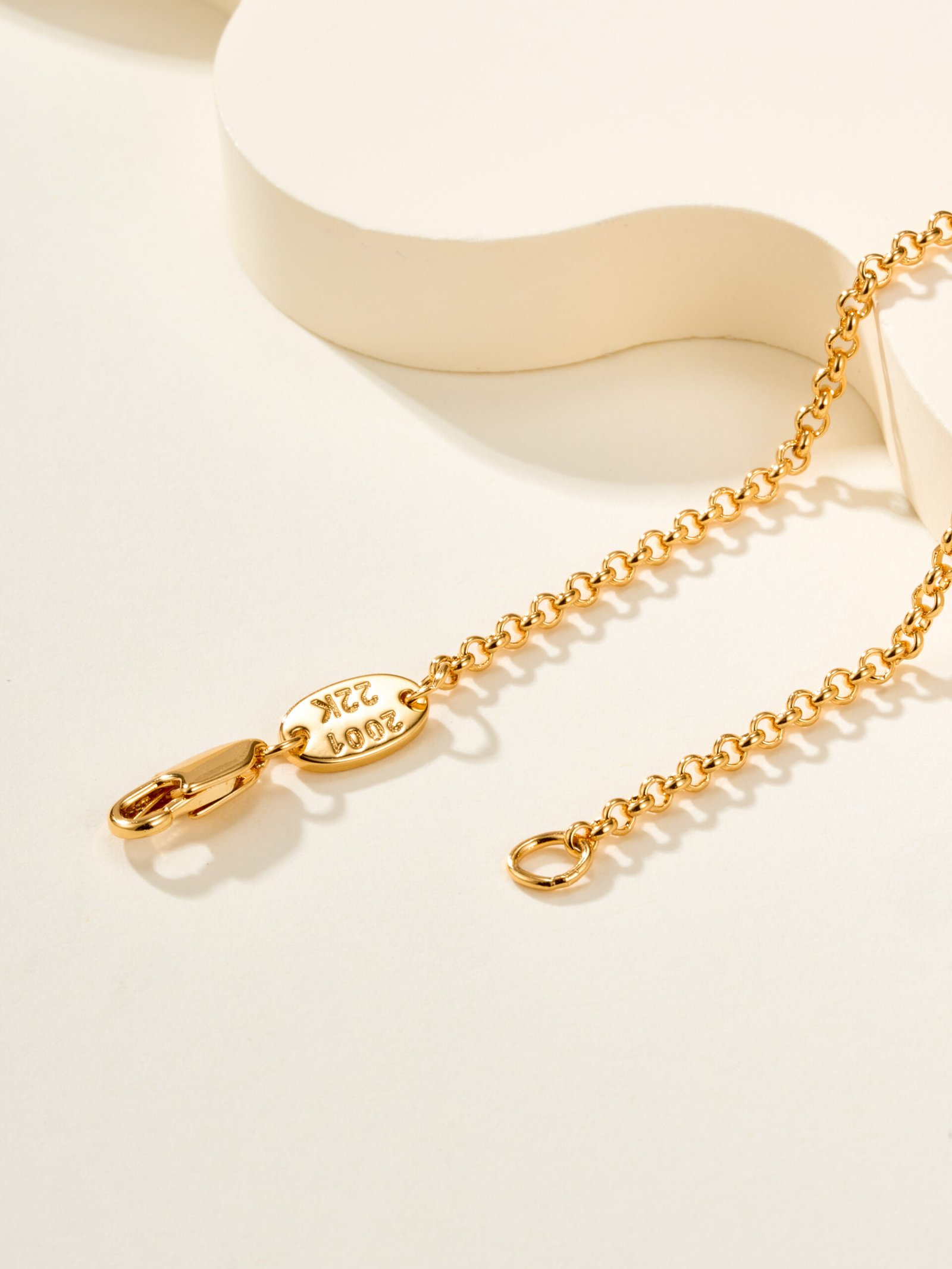 Chrome Hearts 22k Gold Scroll Necklace - Image 7