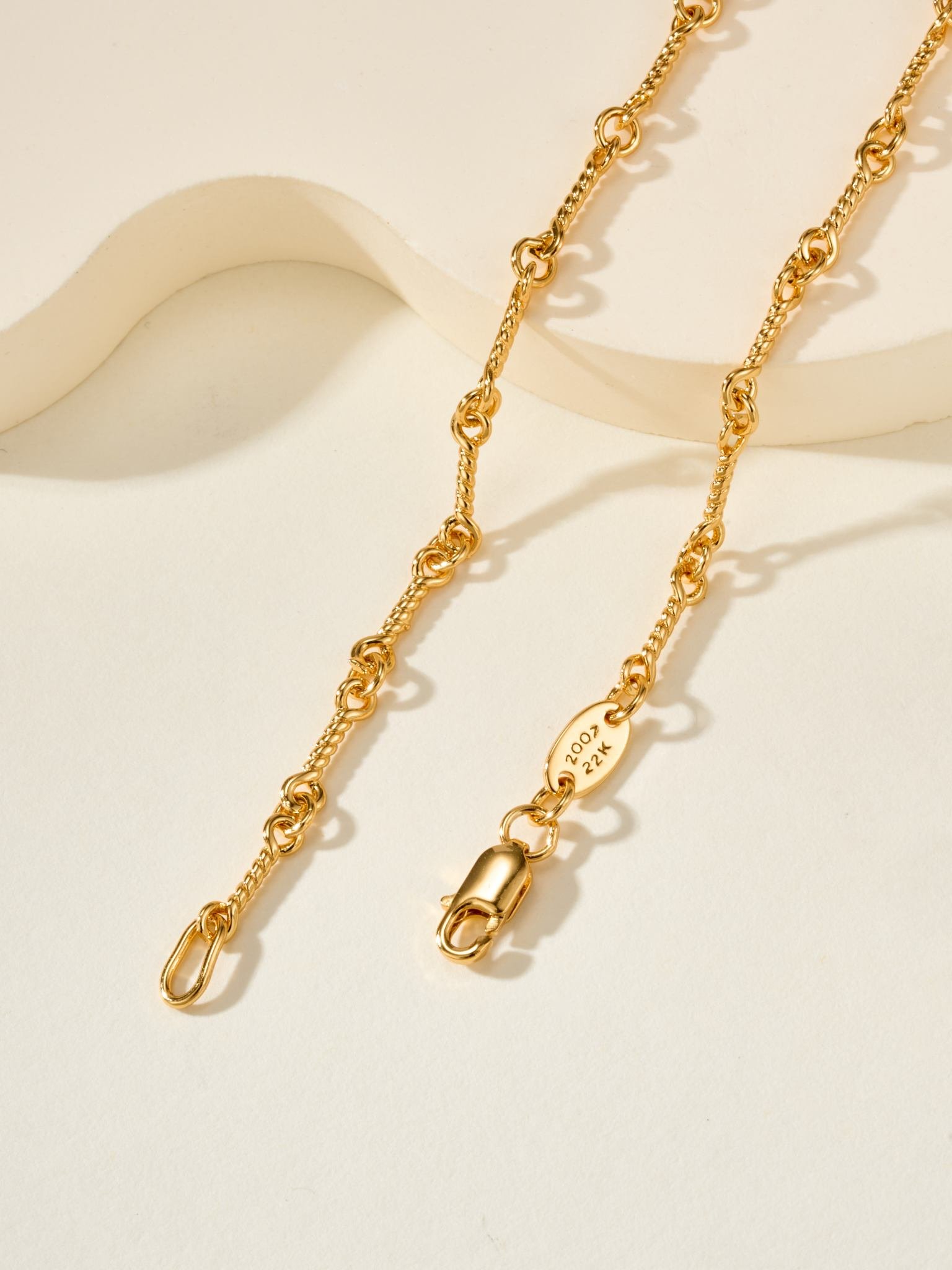 Classic Double Cross Croheart Necklace - 图片 7