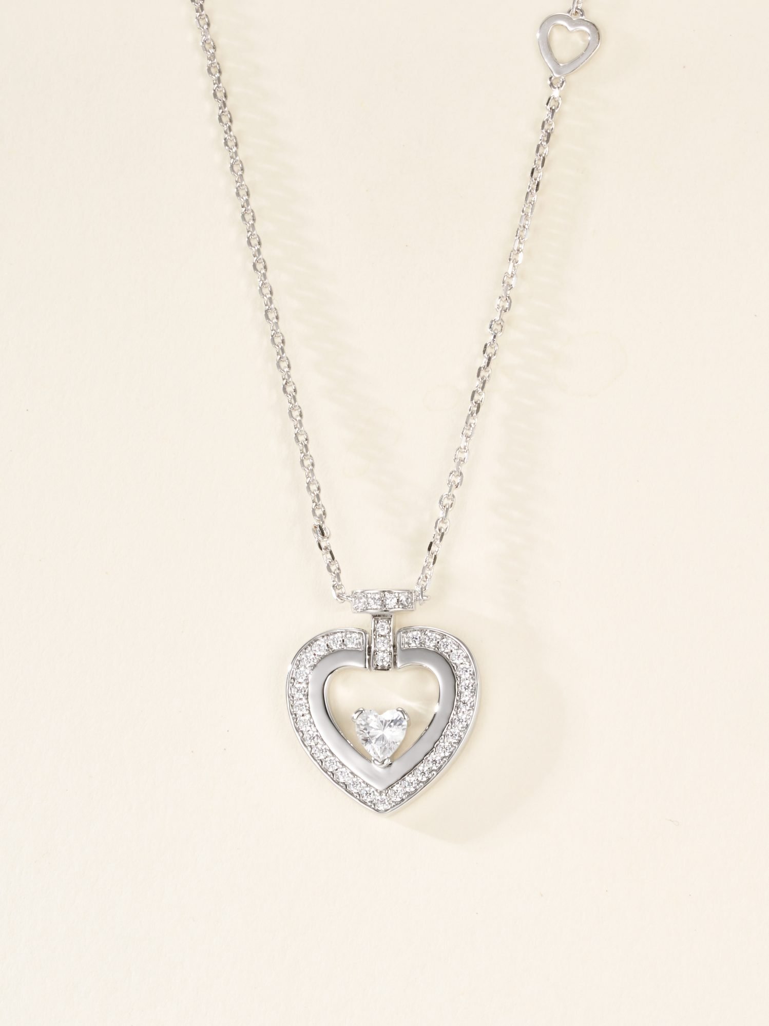FRED Pretty Woman Heart Corresponding Pink Blue Treasure Necklace - Image 4