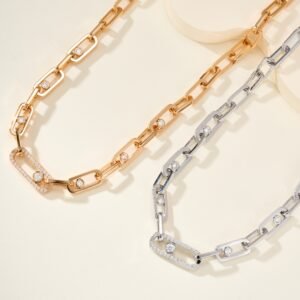 MOVE LINK series multi-faceted necklace