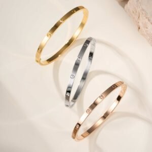 Classic LVOE Narrow Edition Six Diamond Bracelet