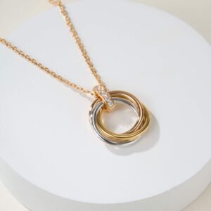 Trinity Three Ring Necklace