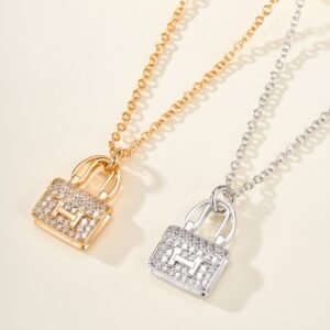 2022 new Kangkang bag full diamond necklace