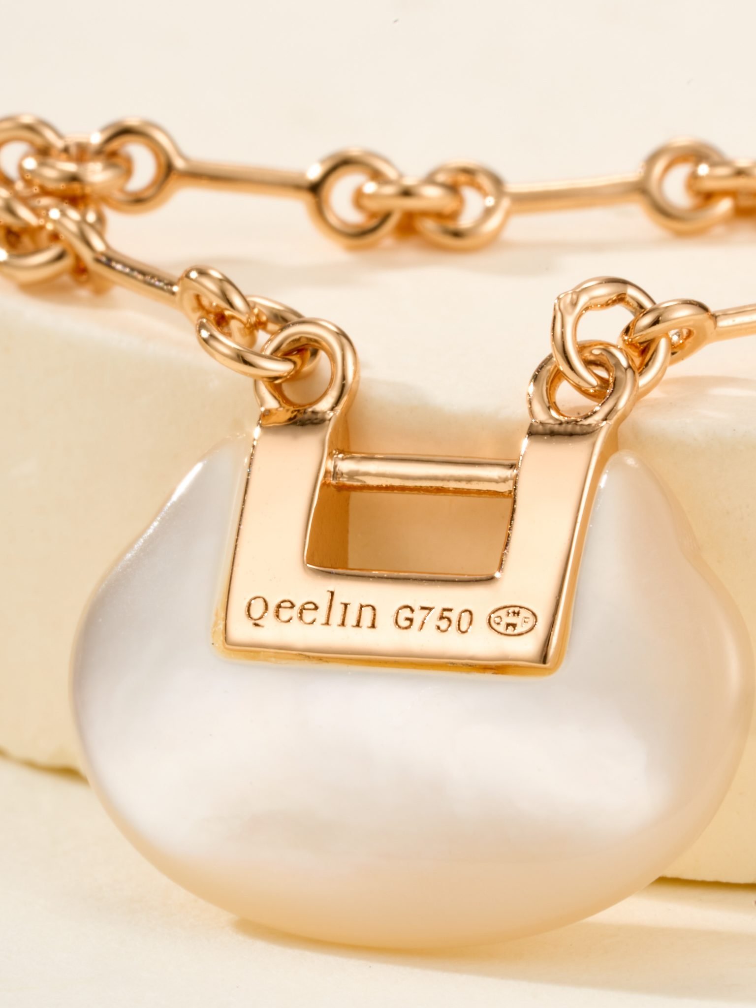 Qeelin Ruyi Double Chain White Beimu Bracelet - 图片 4