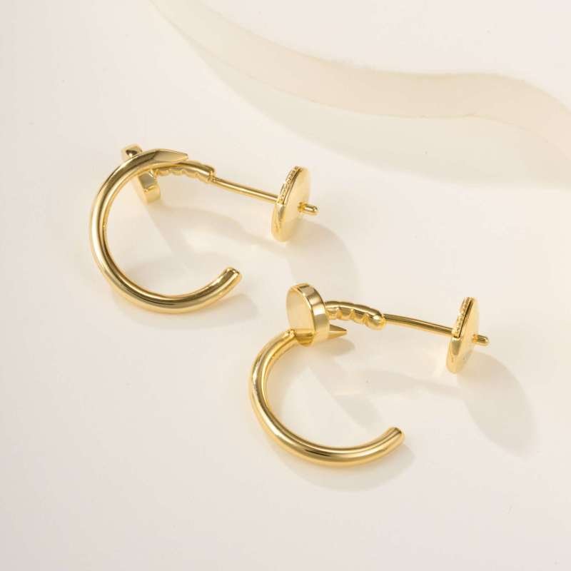 Nail small diamond free earrings - 图片 11