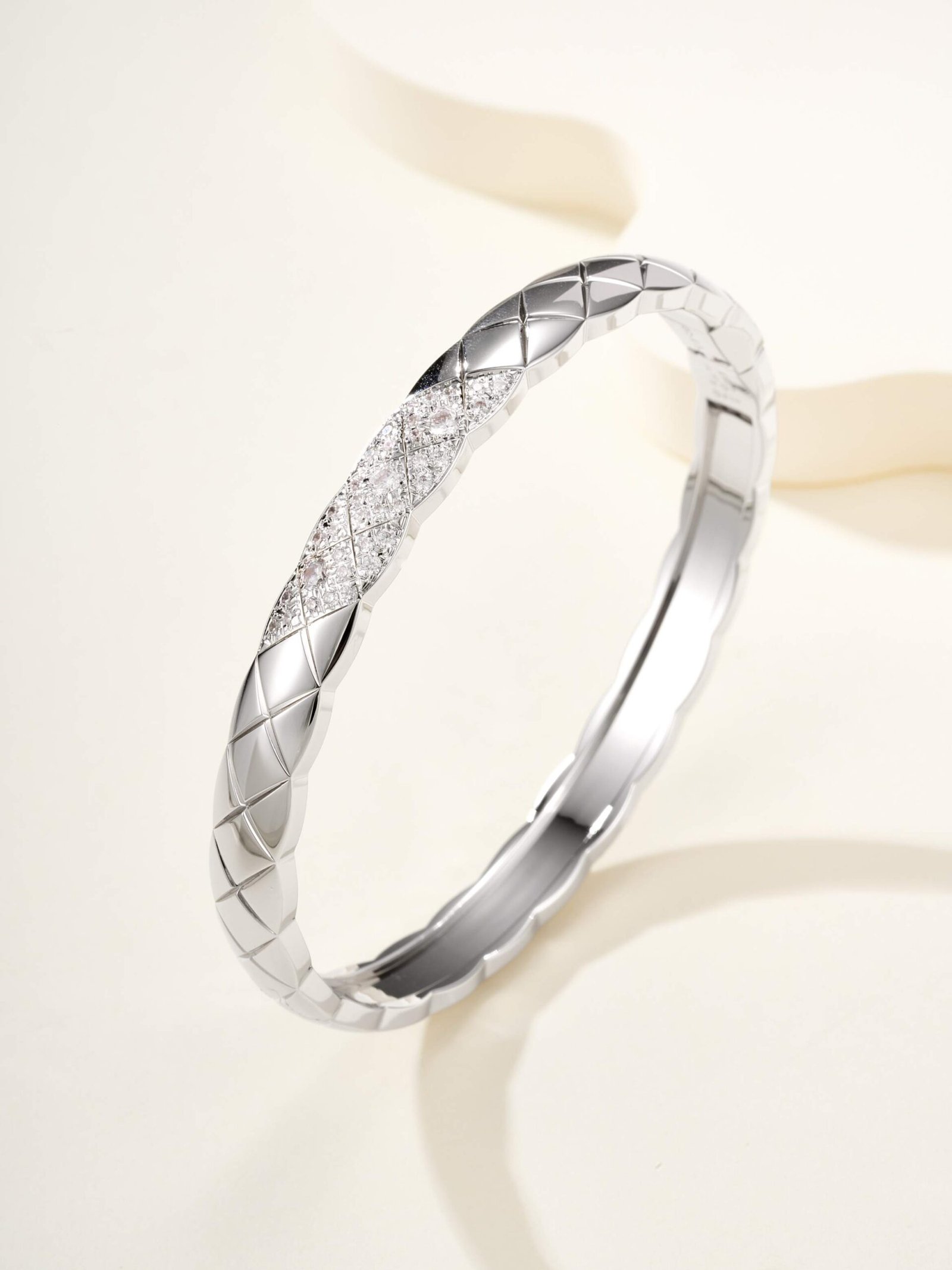 Coco diamond bangle size 17 - Image 2