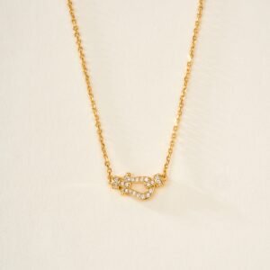 Force 10 Degree Small Full Diamond Luxury Necklace