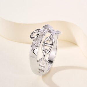 Double Classic Kelly Pig Nose Diamond Ring