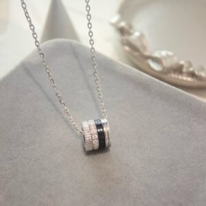 BOUCHERON Quatre Black Series Platinum Pendant Necklace