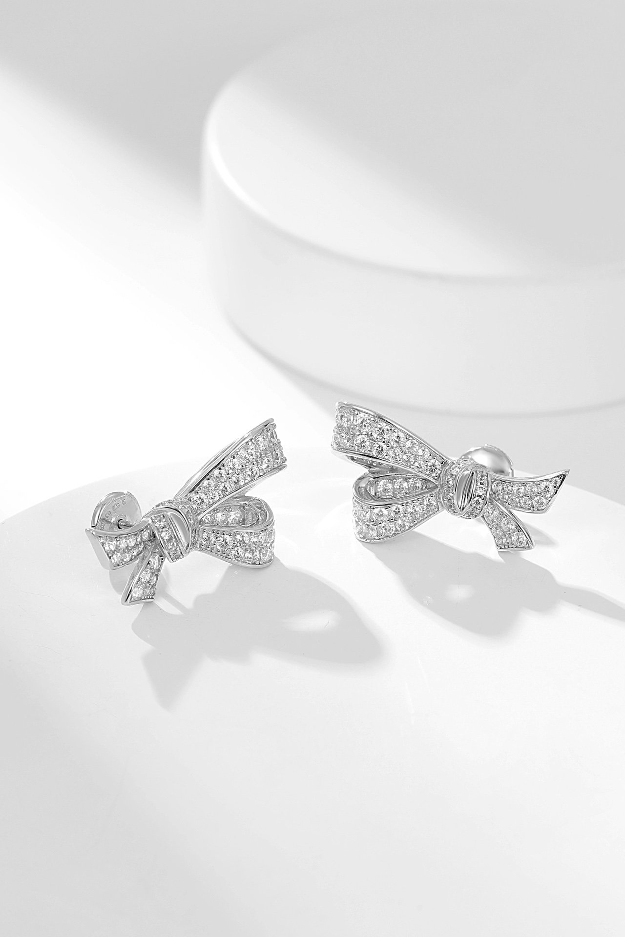 Graf Bow Water Drop Earrings - 图片 4