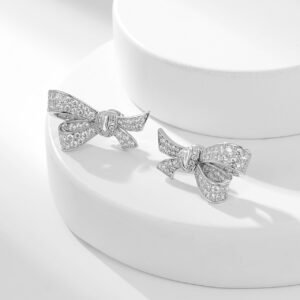 Graf Bow Water Drop Earrings