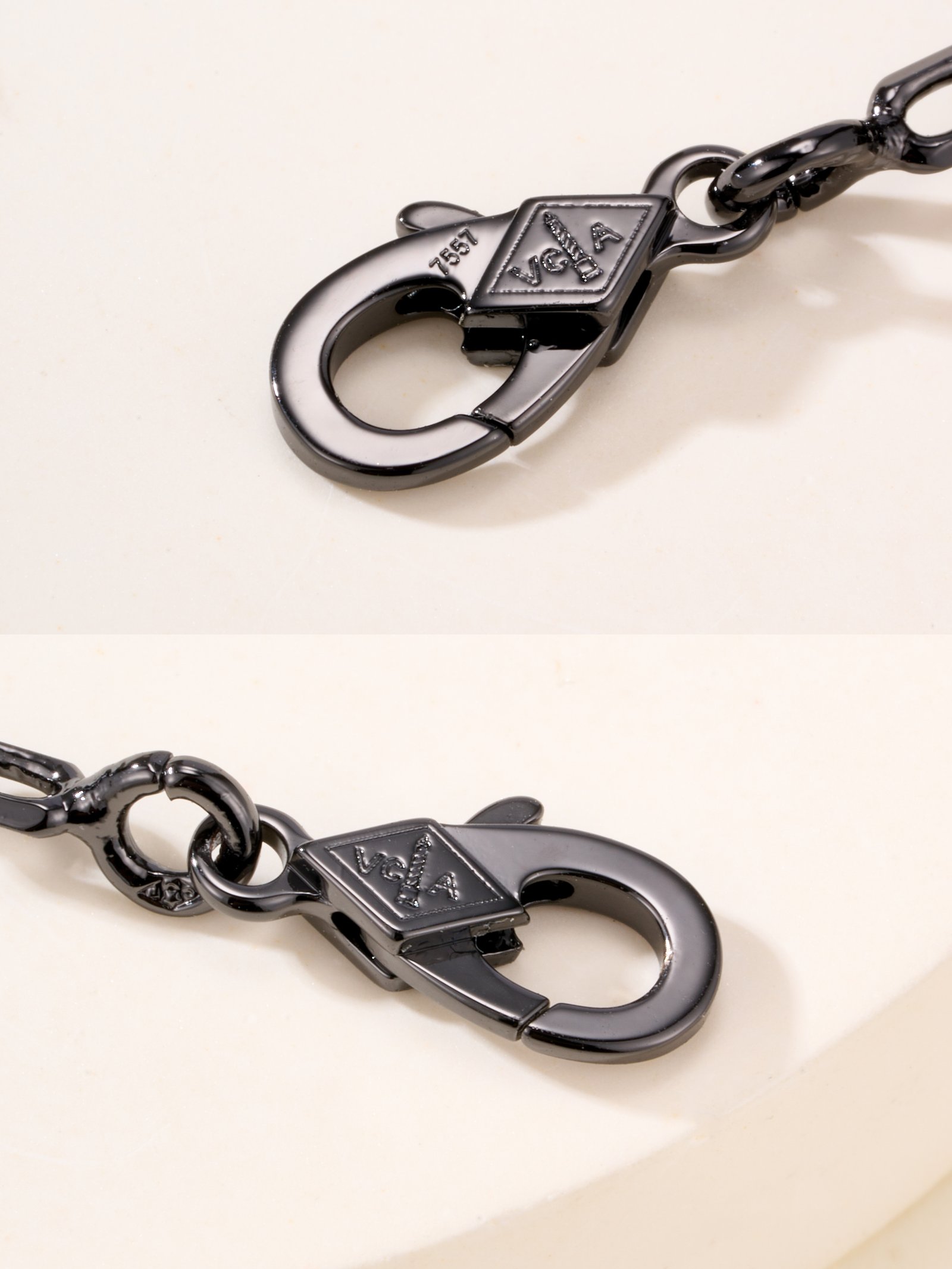 Van Cleef&Arpels Laser Five Flower Black Gold Bracelet - 图片 8