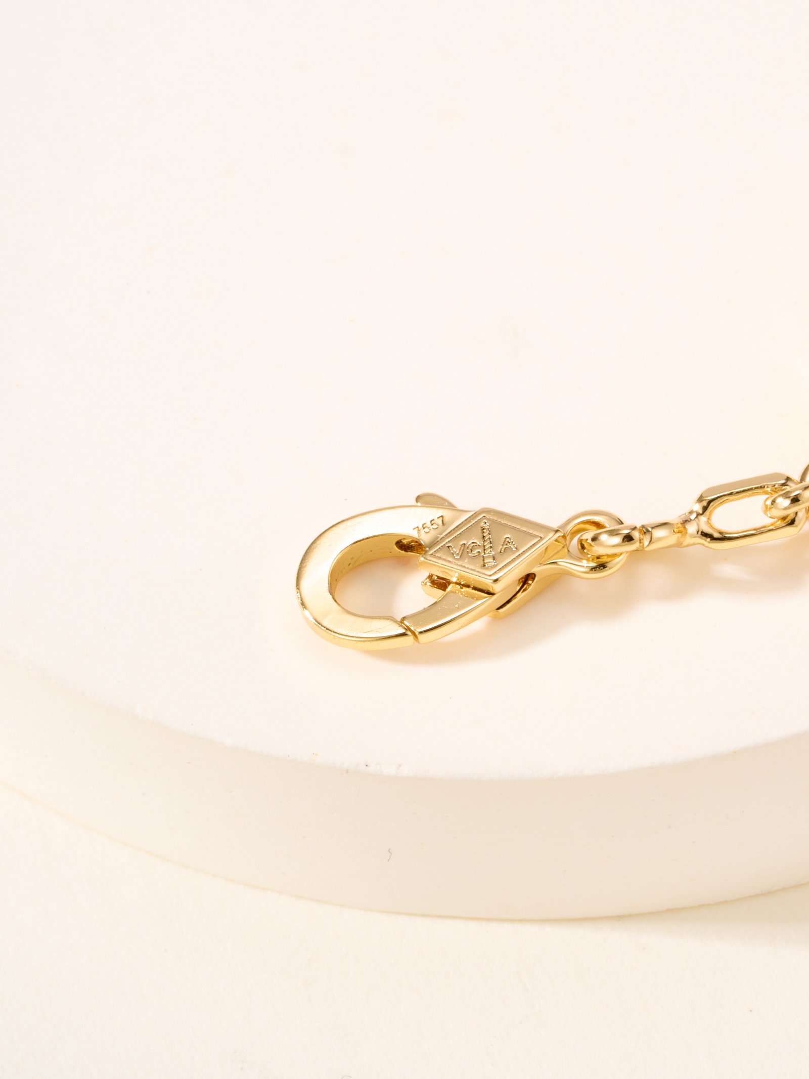 Rose Stone Five Flower Rose Gold Bracelet - 图片 7