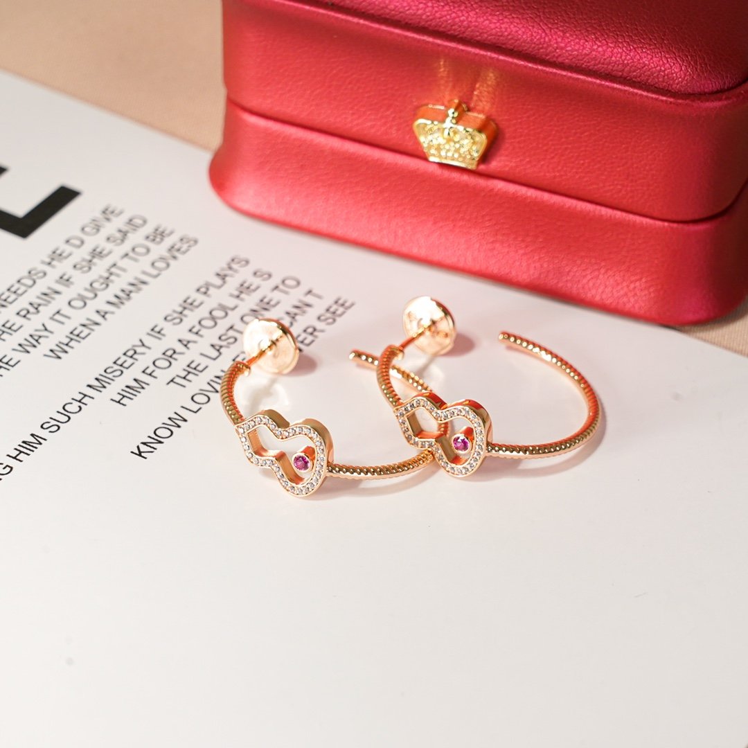 Qeelin Wulu Legend Red Gourd Earrings - Image 12