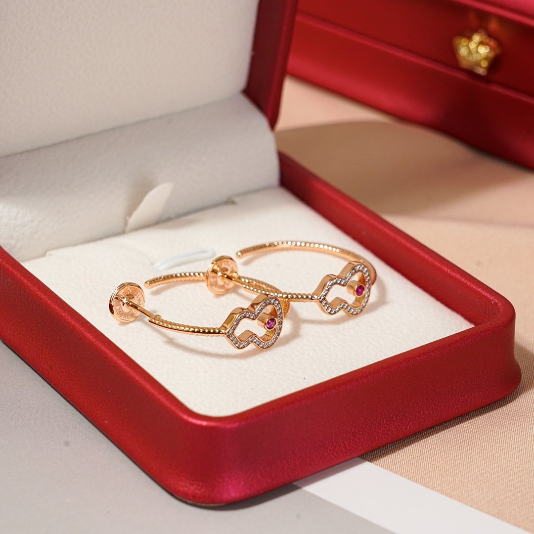 Qeelin Wulu Legend Red Gourd Earrings - Image 11