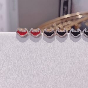 Qeelin Wulu Legend Red Gourd Earrings