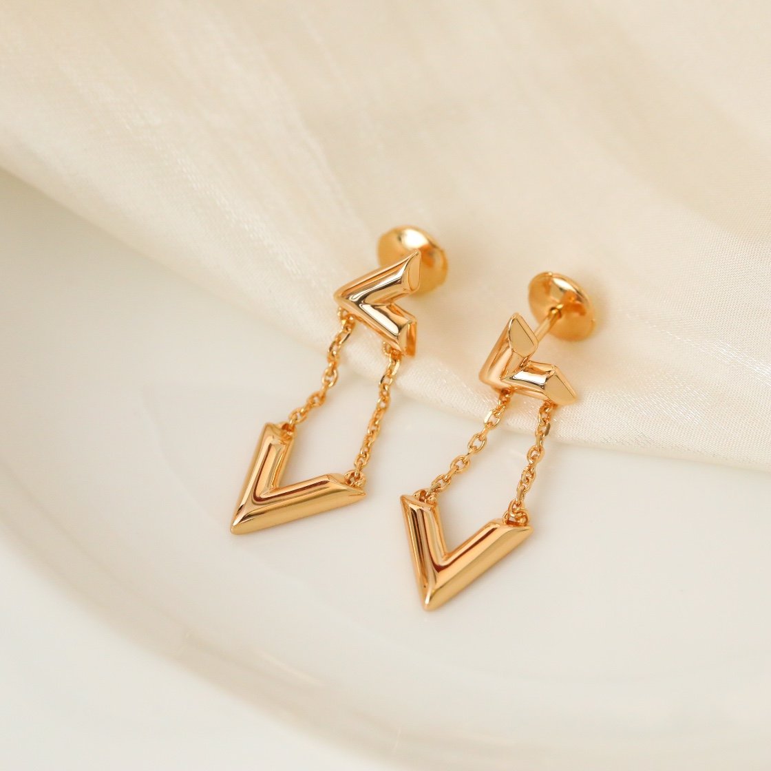 Volt series gold jewelry earrings - 图片 2