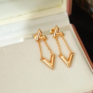 Volt series gold jewelry earrings