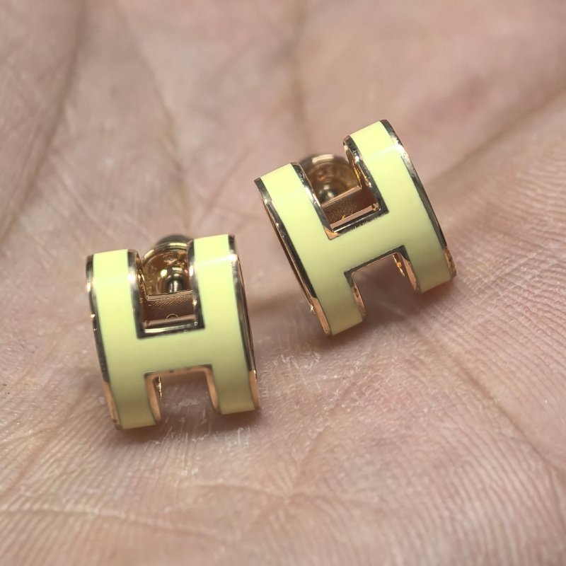 H flange classic pop earrings - 图片 8