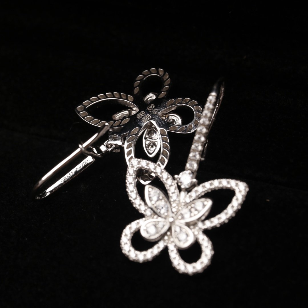 Phantom Butterfly Long Earrings 925 - 图片 6