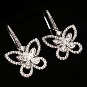Phantom Butterfly Long Earrings 925