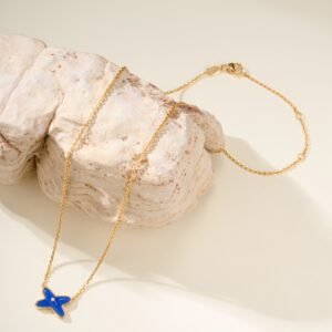 CHUMET Paris Cross shaped Beimu Necklace