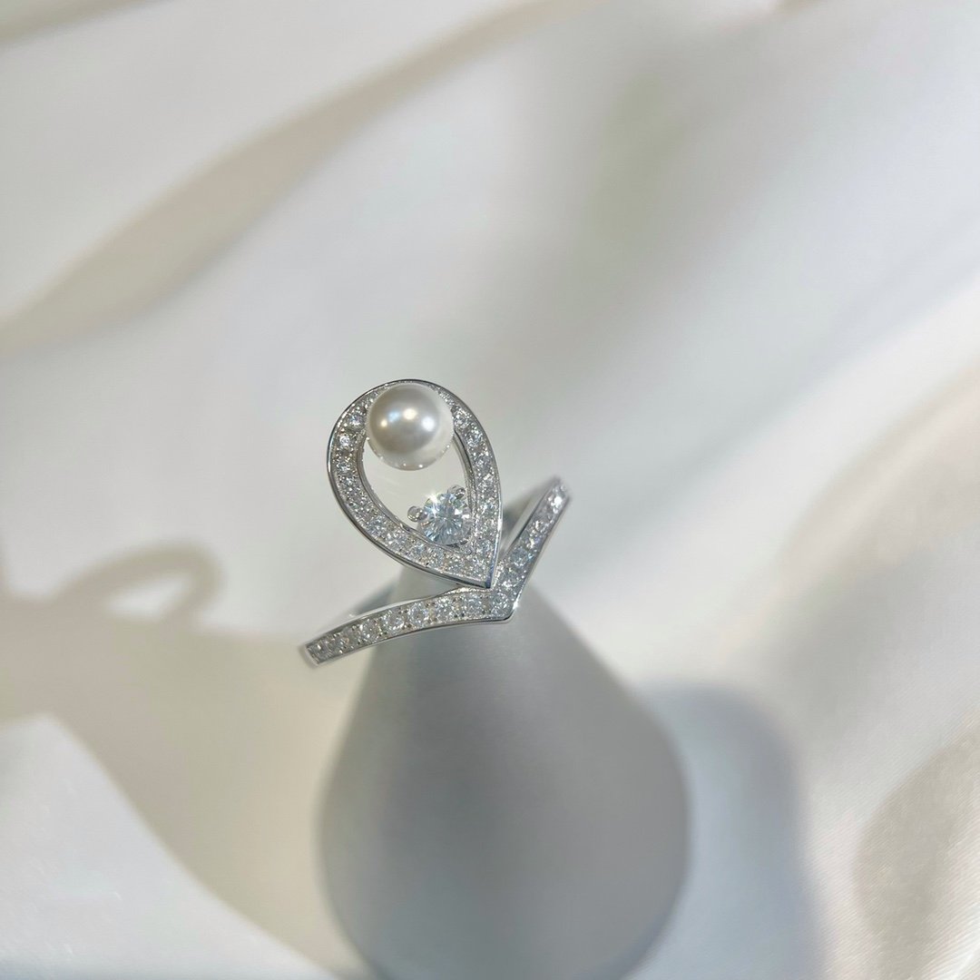 Josefine 60-point Pearl Ring (Color White) - 图片 2