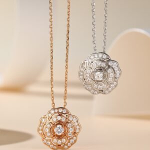 Camellia Full Diamond Necklace