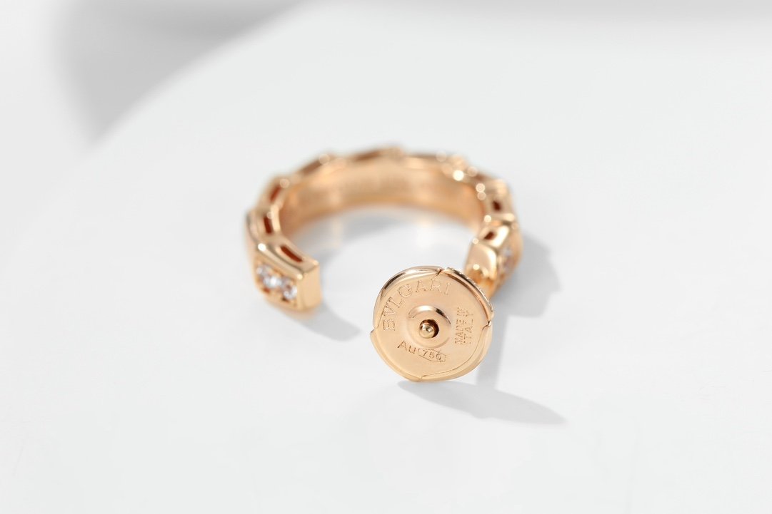 Diamond snake ring earrings - Image 8