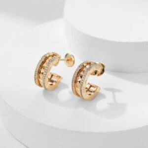 B. Zero1 Pagoda Diamond Earrings