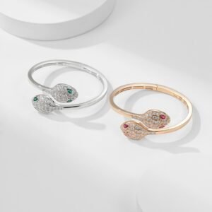 Double headed snake bracelet