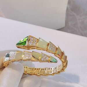 Serpenti Red Tourmaline Snake Bracelet M