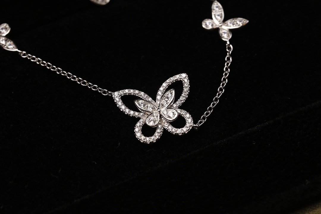 Graf Mini Phantom Butterfly Diamond Set Bracelet (925 Silver) - 图片 10