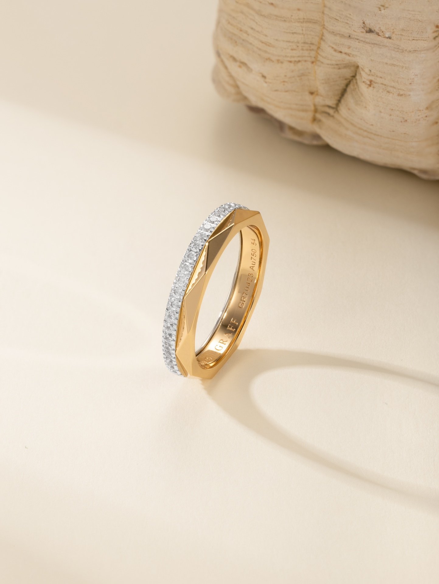 Graff Narrow Edition Diamond Set Ring 3.4mm