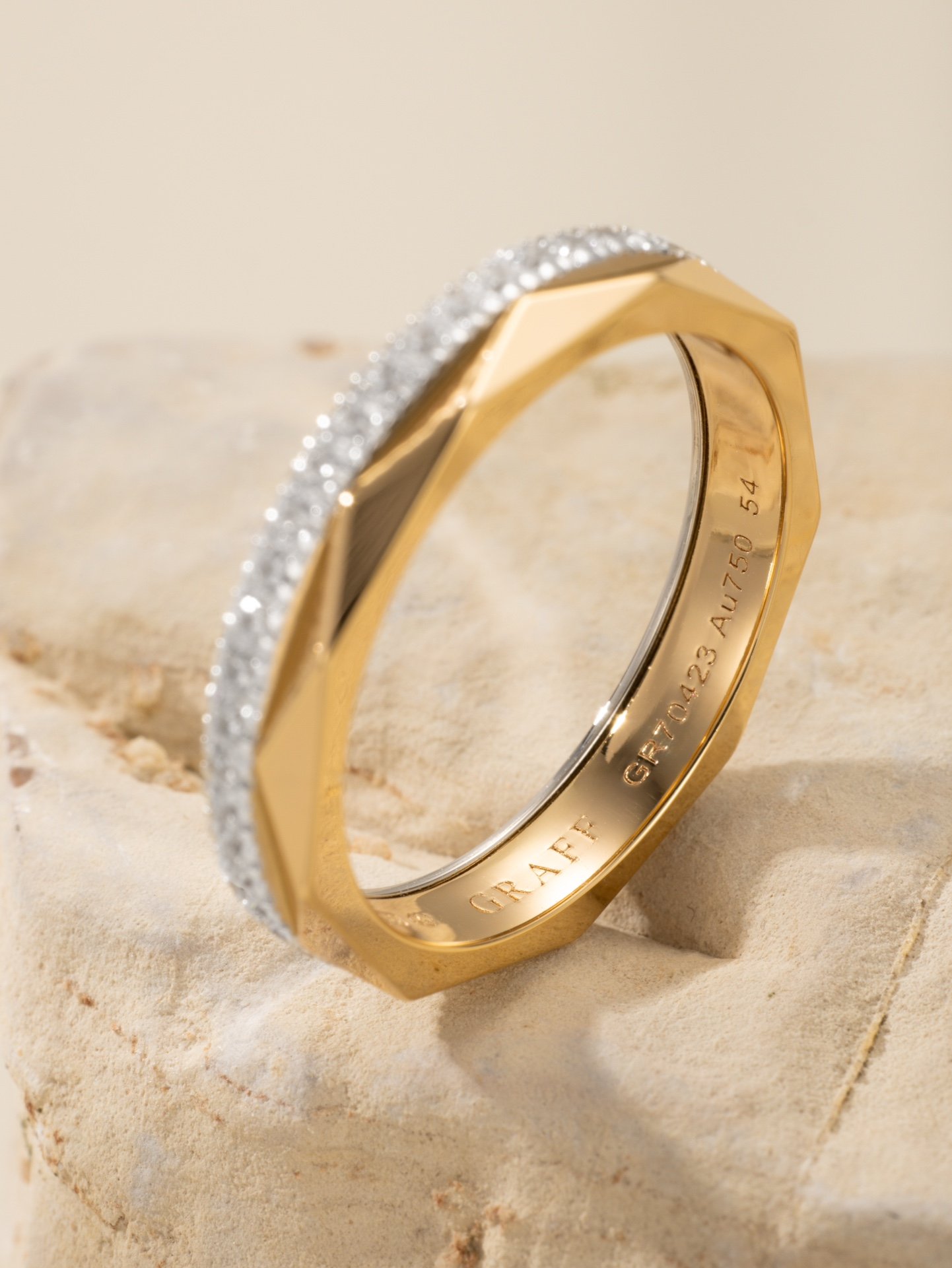 Graff Narrow Edition Diamond Set Ring 3.4mm - 图片 5