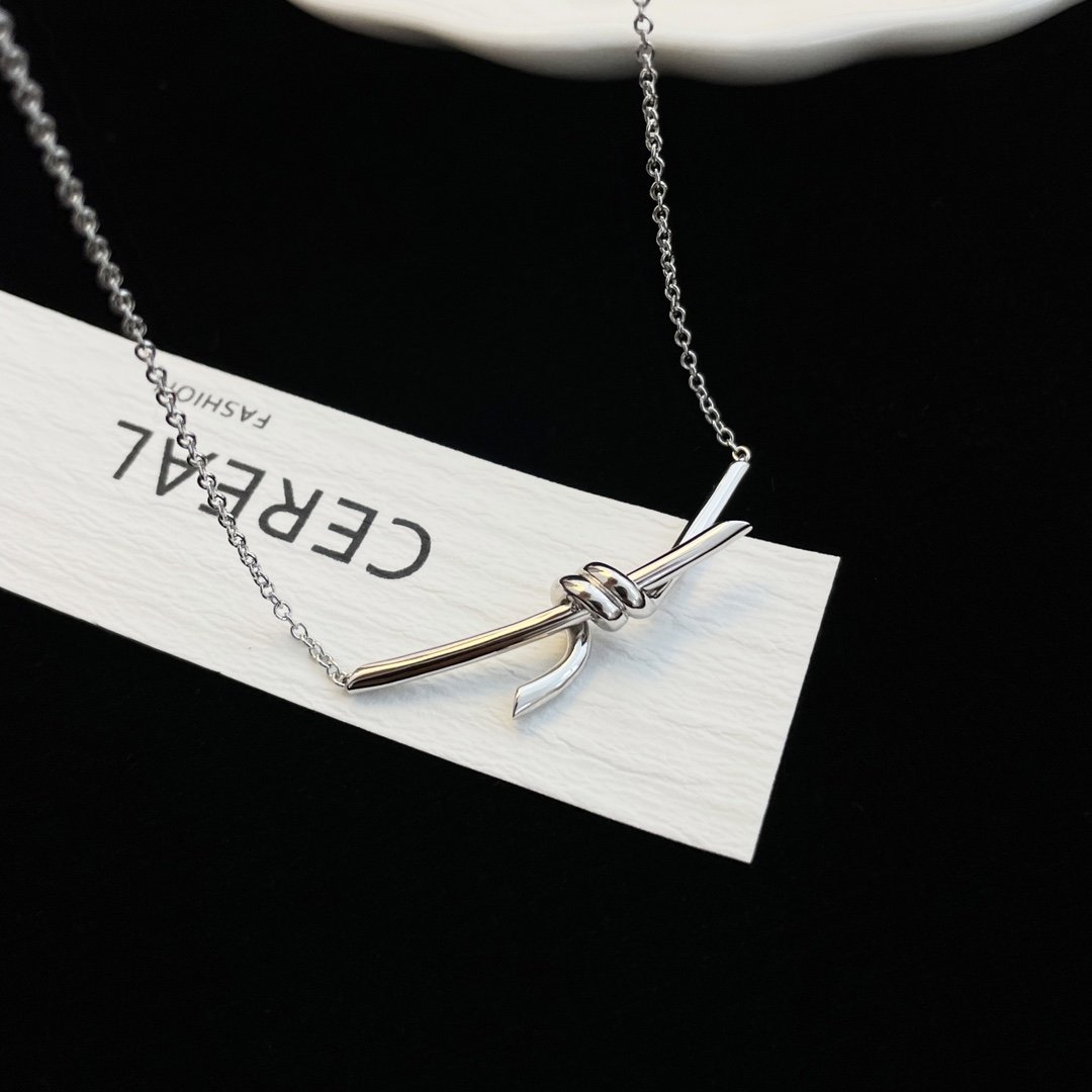 New Knot Diamond free Necklace - 图片 7