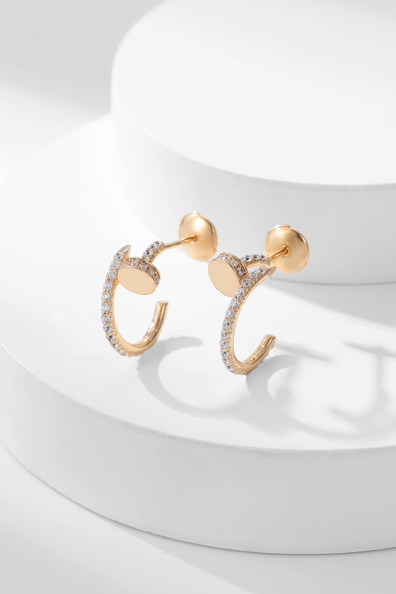 Nail studded earrings - 图片 9